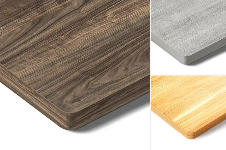 Detailed view of Best 1 Inch Thick Veneer Particle Board Table Top