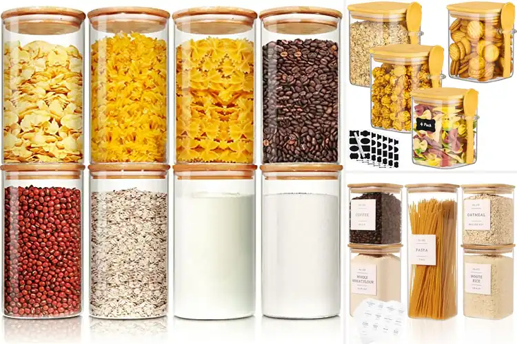 Detailed view of Best 28 Floz Glass Canisters For Pantry