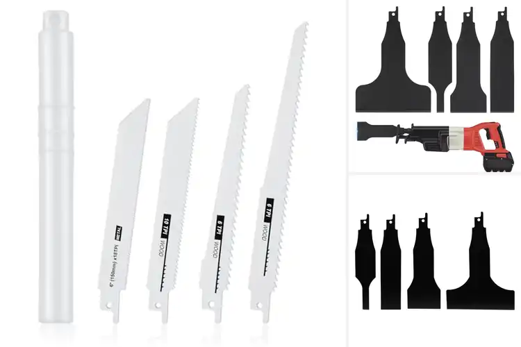 Detailed view of Best 4 Blade Set Reciprocating Saw