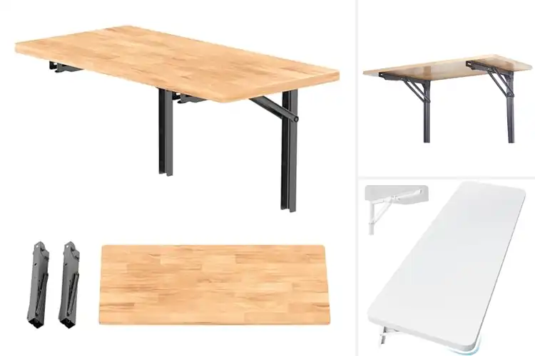 Detailed view of Best 47.25 Inch Folding Wall Table