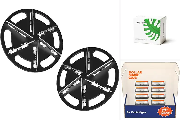 Detailed view of Best 6 Leaf Stainless Steel Blades