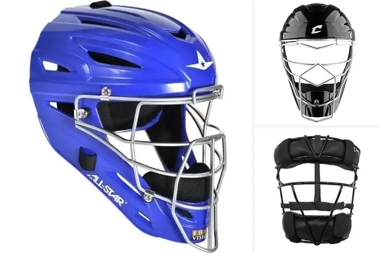Detailed view of Best Adjustable Catcher’s Headgears