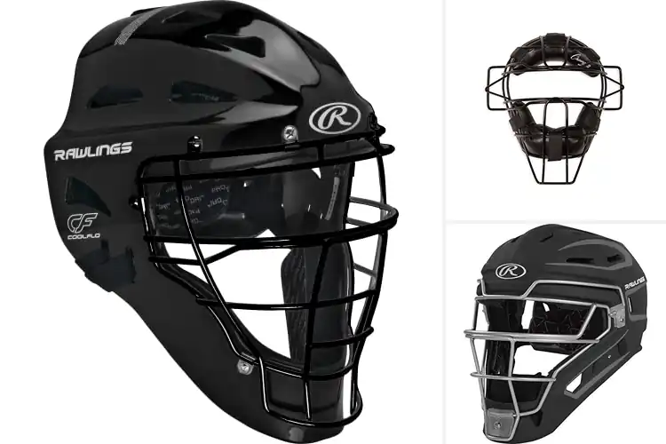 Detailed view of Best Adjustable Catcher’s Helmets