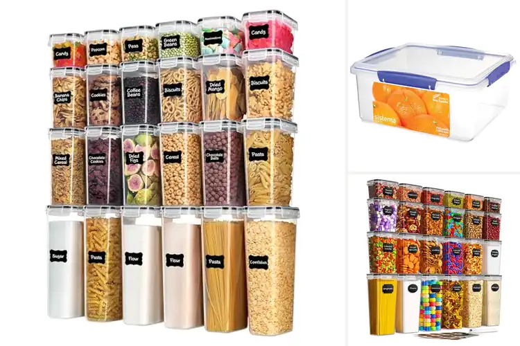 Detailed view of Best Airtight Containers: Keep Food Fresh & Organized