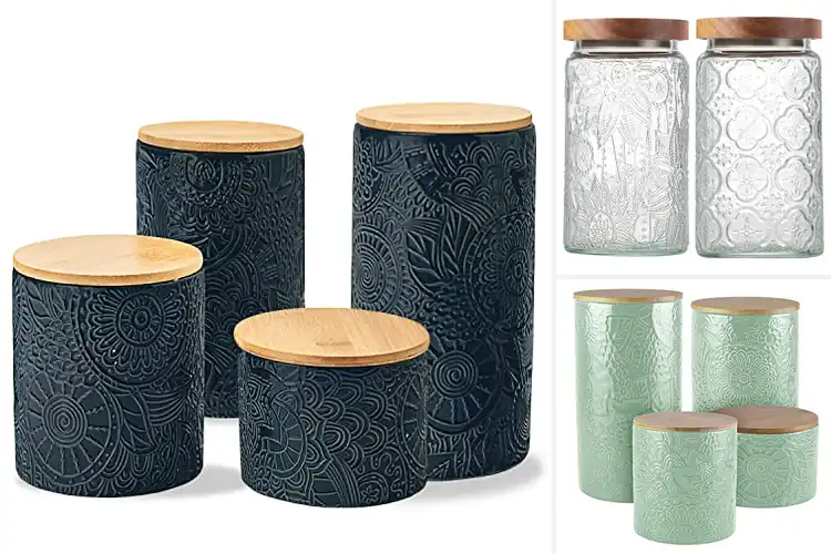 Detailed view of Best Boho Kitchen Jars