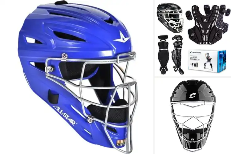 Detailed view of Best Catcher Headgears