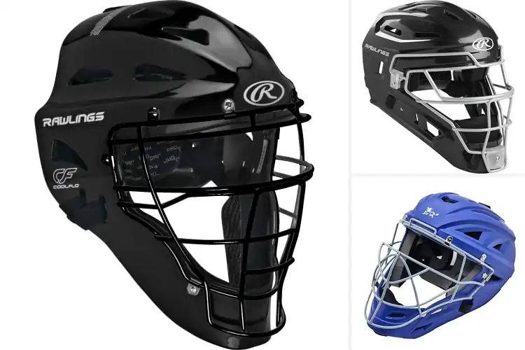 Detailed view of Best Catcher Helmets