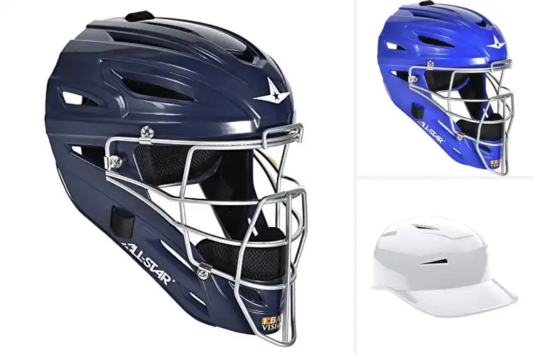 Detailed view of Best Catcher’s Headgears