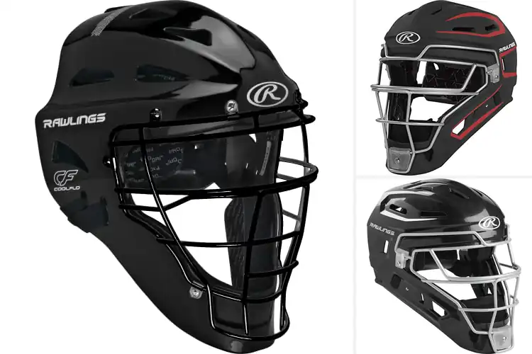 Detailed view of Best Catcher’s Helmets