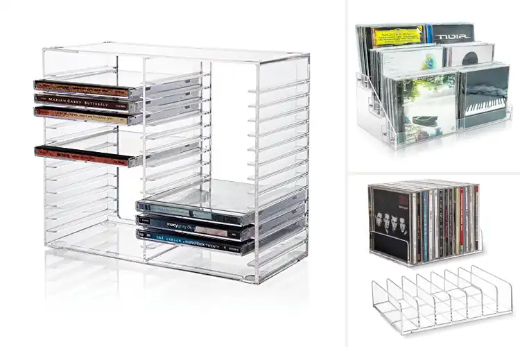 Detailed view of Best Clear CD Stands