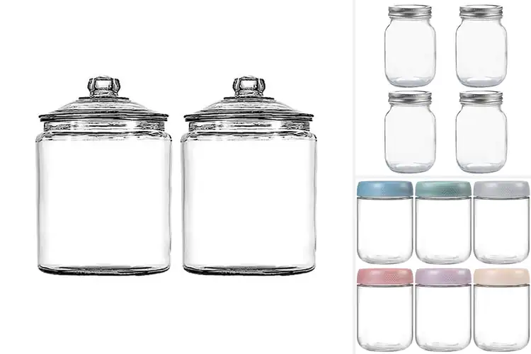 Detailed view of Best Clear Glass Jars