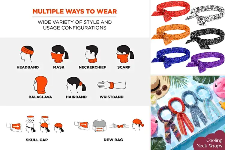 Detailed view of Best Cooling Scarves For Cyclists