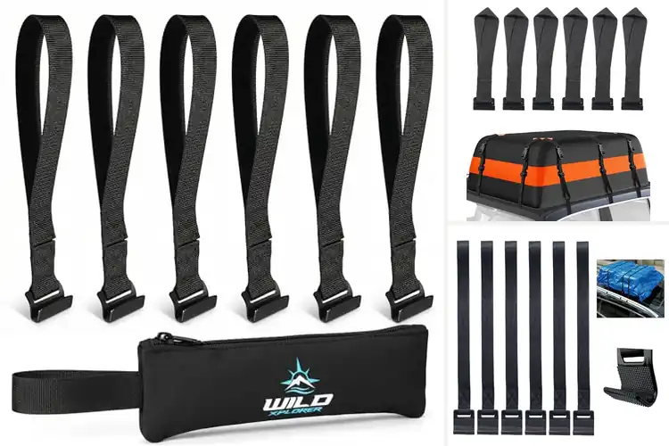 Detailed view of Best Door Hooks And Straps For Roof Bag