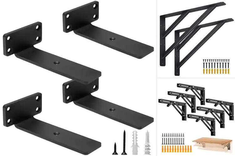 Detailed view of Best Easy Install Floating Desk Brackets