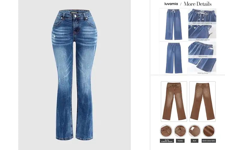 Detailed view of Best Fitting Western Jeans: Confidence & Comfort
