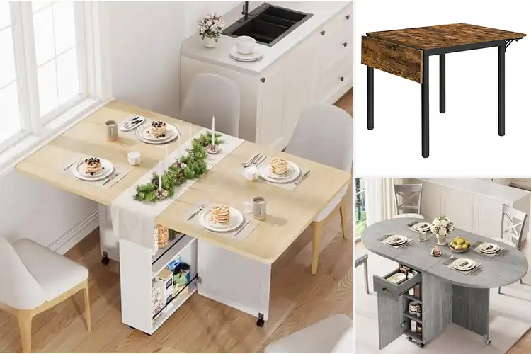 Detailed view of Best Fold Down Kitchen Tables