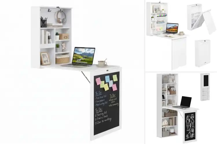 Detailed view of Best Folding Wall Mounted Desks: Top 10 Space-Saving Picks