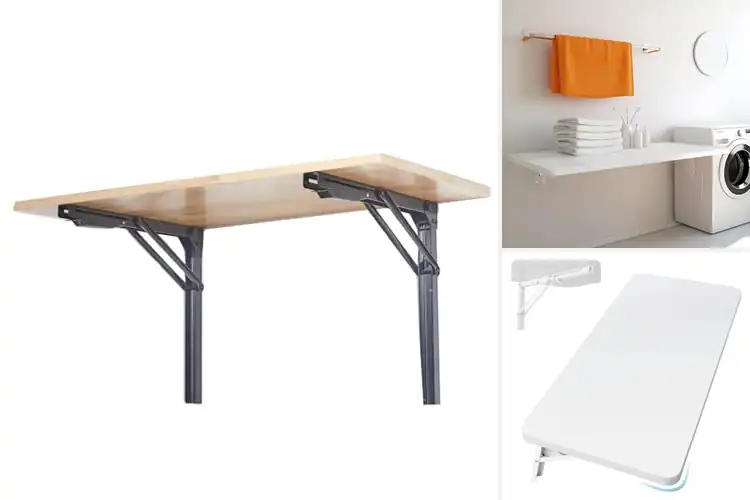 Detailed view of Best Folding Wall Mounted Table