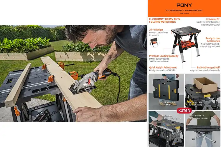 Detailed view of Best Folding Workbenches