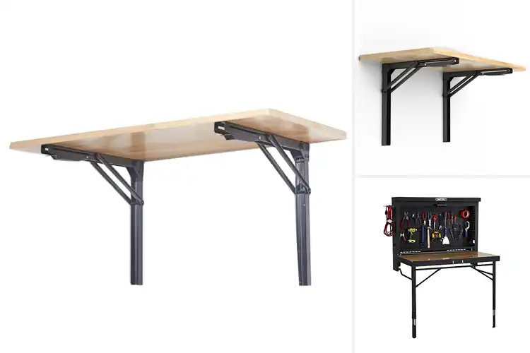 Detailed view of Best Garage Wall Mounted Tables: Save Space, Work Smarter