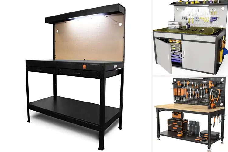 Detailed view of Best Garage Workbenches