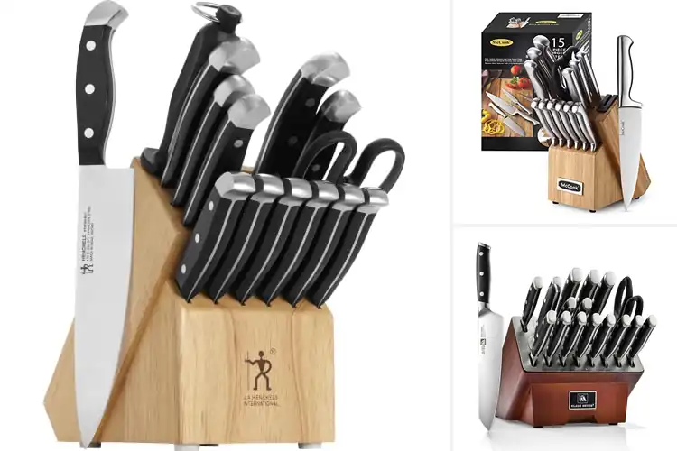 Detailed view of Best German Kitchen Knives