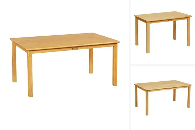 Detailed view of Best Hardwood Kids Tables for Calm, Organized Spaces