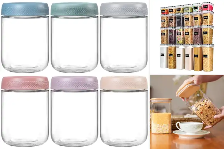Detailed view of Best Kitchen Storage Jars