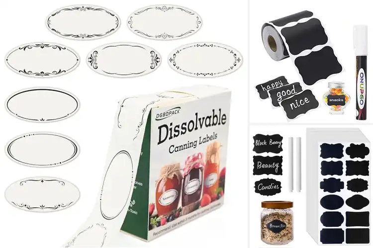Detailed view of Best Label Stickers For Food Jars