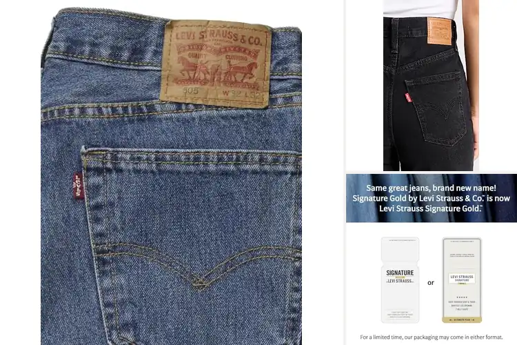 Detailed view of Best Levi’s Jeans