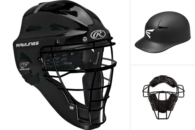 Detailed view of Best Lightweight Catcher’s Helmets