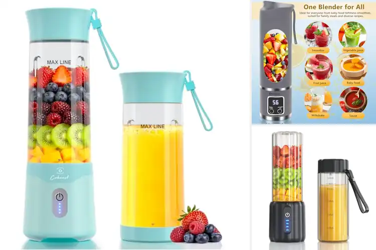 Detailed view of Best Long Lasting Battery Blender With USB-C