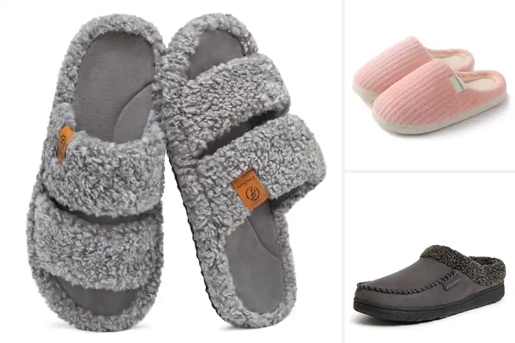 Detailed view of Best Memory Foam House Slippers