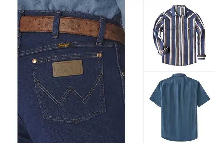 Detailed view of Best Men’s Western Denim: Durable Style for Everyday Comfort