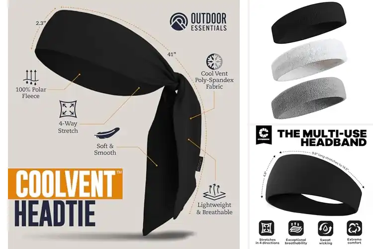 Detailed view of Best Moisture Wicking Headbands For Athletes