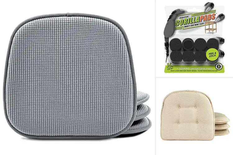 Detailed view of Best Non-Slip Chair Pads: Stay-Put Comfort for Any Floor