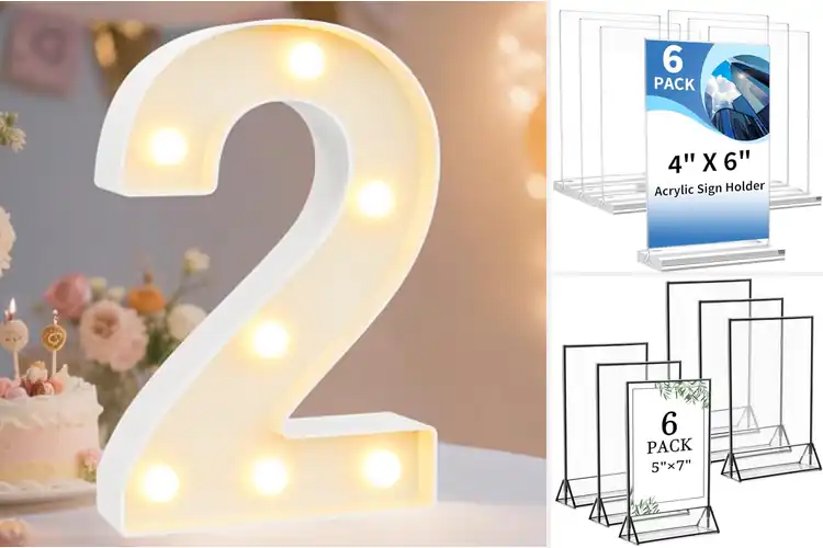 Detailed view of Best Number Displays for Clear, Organized Spaces