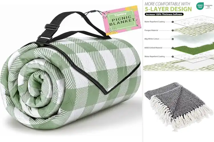 Detailed view of Best Outdoor Blankets: Top Picks for Cozy Adventures