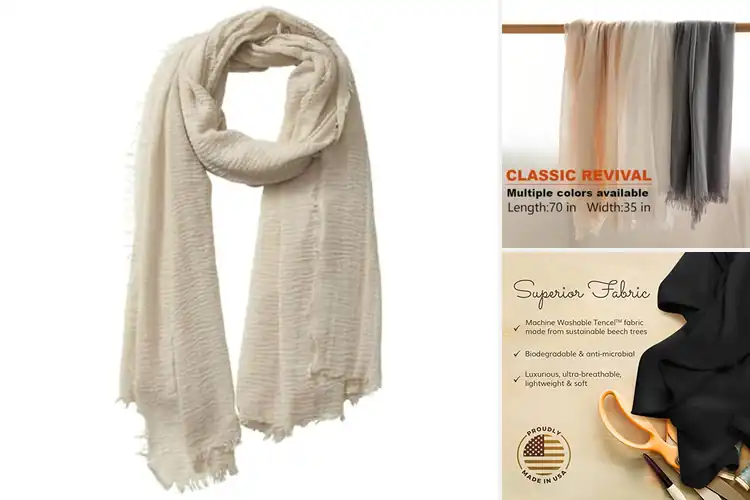 Detailed view of Best Packable Scarves For Travel Travel Light, Stay Stylish