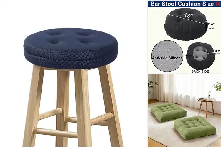 Detailed view of Best Portable Barstool Cushions
