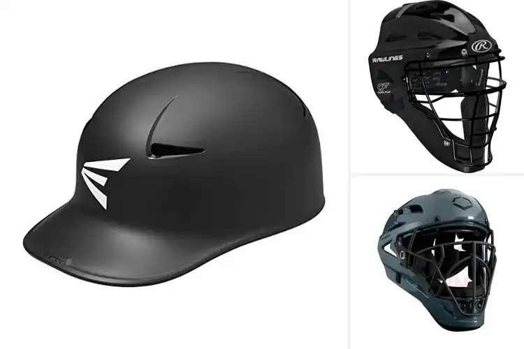 Detailed view of Best Protective Catcher’s Helmets