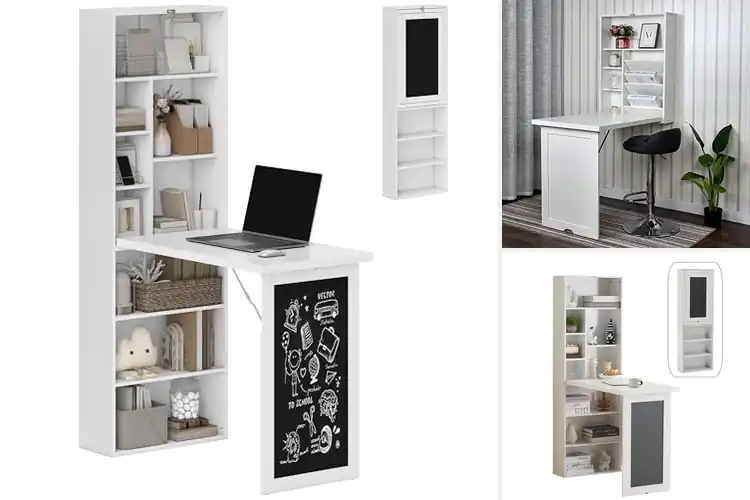 Detailed view of Best Space Saving Wall Mounted Desk
