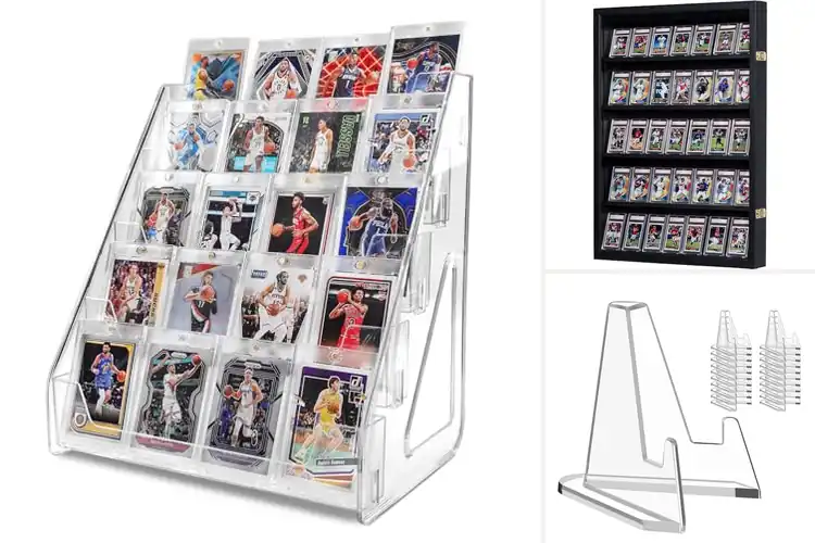 Detailed view of Best Sports Card Displays