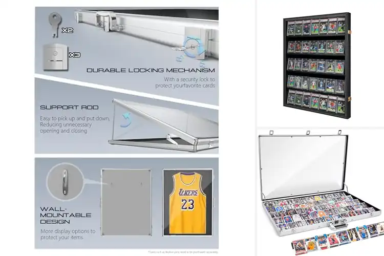 Detailed view of Best Sports Card Showcases