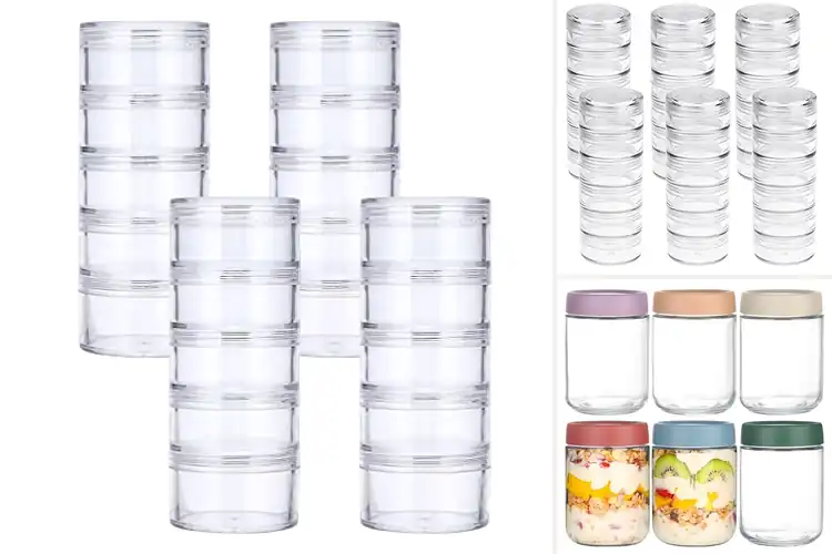 Detailed view of Best Stackable Jars: Top 10 Space-Saving Organizers for You