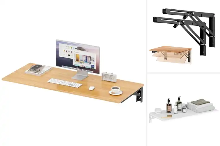 Detailed view of Best Sturdy 14 Gauge Steel Folding Desk