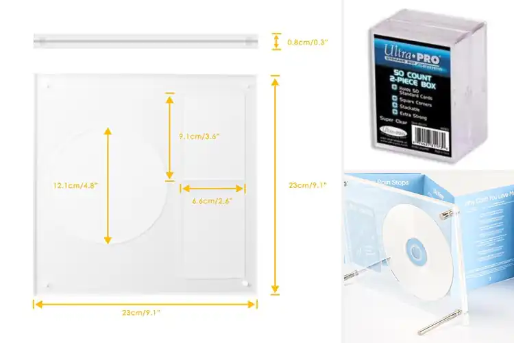 Detailed view of Best Ultra Clear Display Cases For Albums And Cards