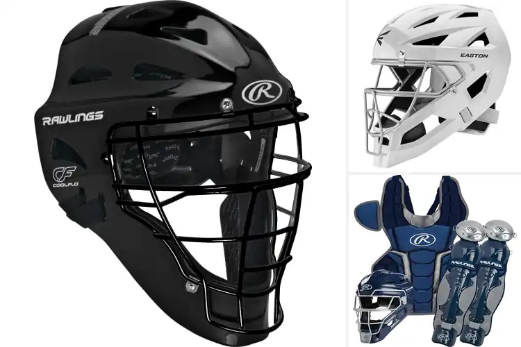 Detailed view of Best Ventilated Catcher Helmets