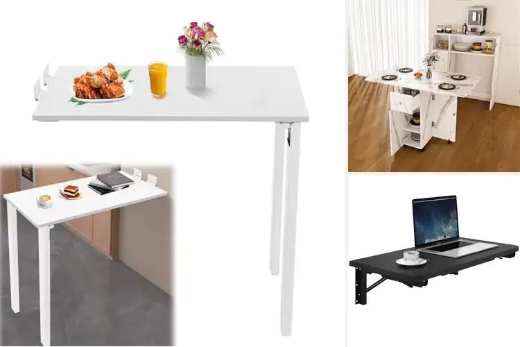 Detailed view of Best Wall Mounted Folding Table For Dining