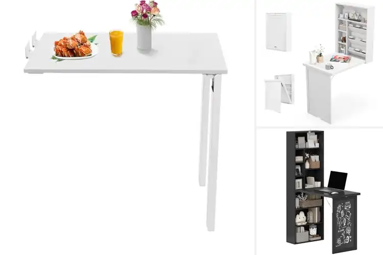 Detailed view of Best Wall Mounted Folding Table For Home Office